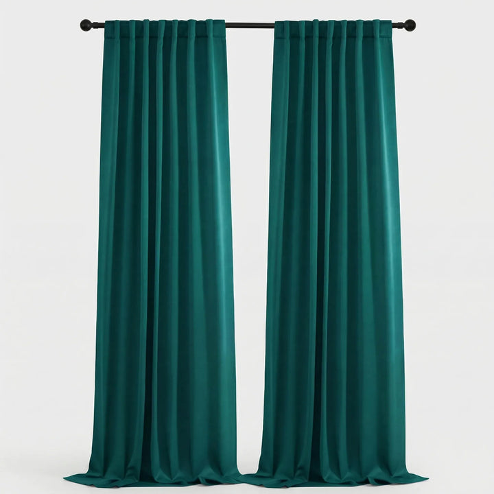 Shadorra - Thermal Blackout Rod Pocket Curtain Panels