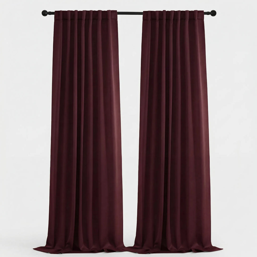Shadorra - Thermal Blackout Rod Pocket Curtain Panels