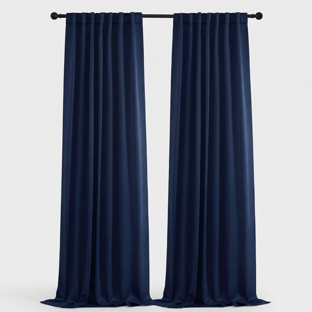 Shadorra - Thermal Blackout Rod Pocket Curtain Panels