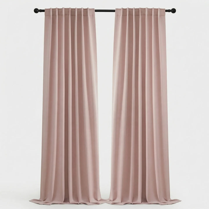 Shadorra - Thermal Blackout Rod Pocket Curtain Panels