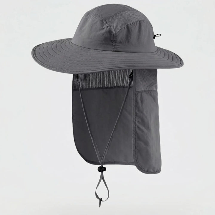 Shadovex - Wide Brim Hat With Neck Flap