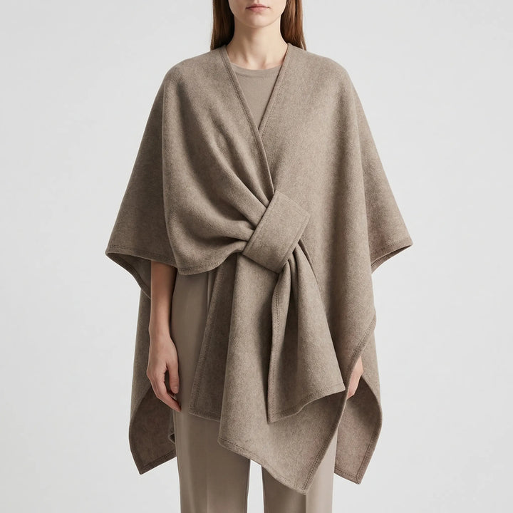 Shawlova - Open-Front Shawl Wrap Coat For Women