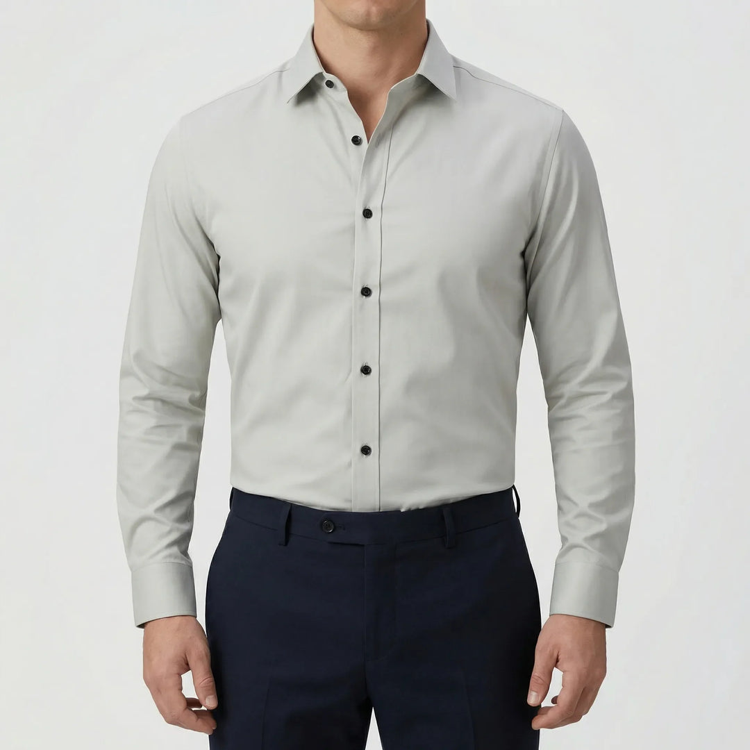 Slexon - Slim Fit Long Sleeve Dress Shirt