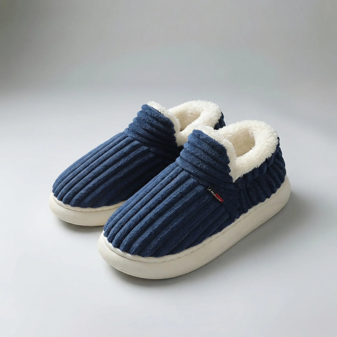 Slumbex - Plush-Lined Indoor Bootie Slipper