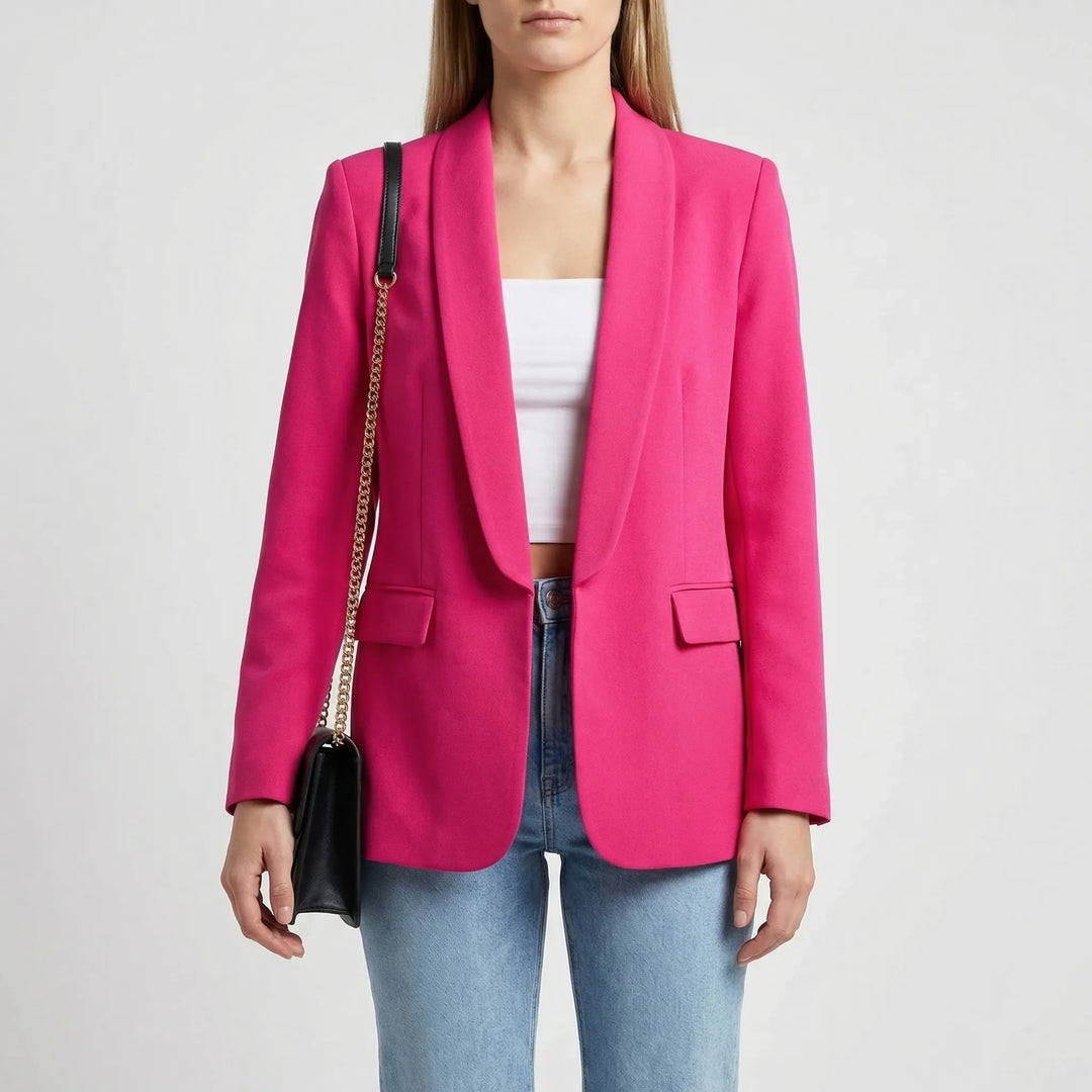 Stellona - Structured Open-Front Women's Blazer