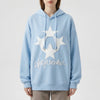 Oversized Grafisk Broderad Hoodie