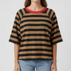 Randig Färgblock Crewneck Top
