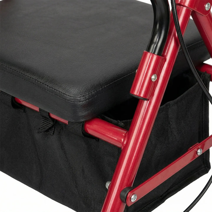 Strollex - 4-Wheel Rollator Walker With Seat