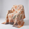TaRustic Blommig Tassel Throw Filt