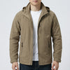 Hooded Zip-Up Övergångsjacka för Män