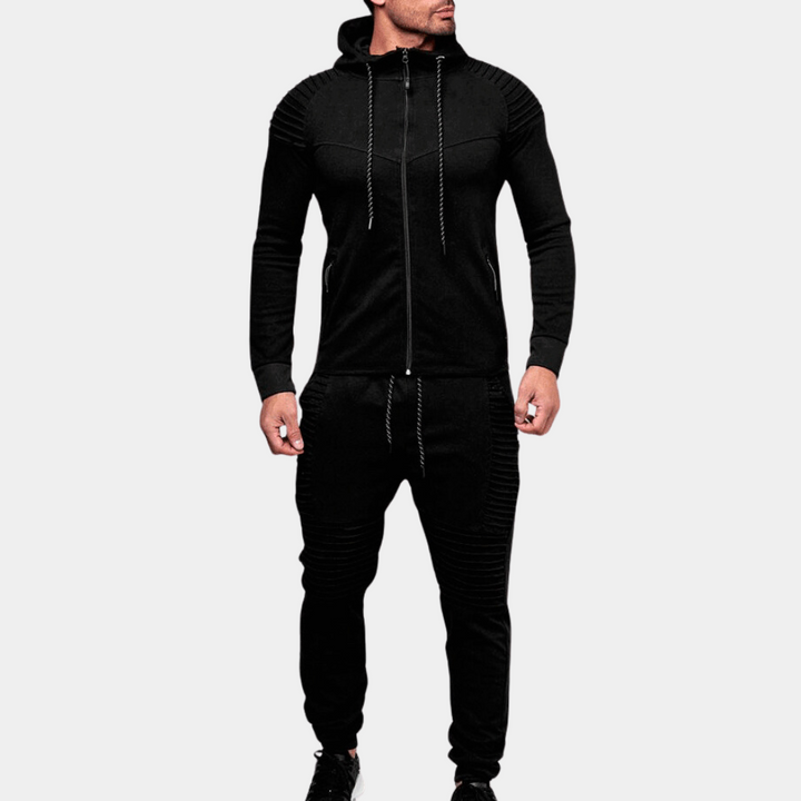 Avslappnad Hooded Tracksuit för Män