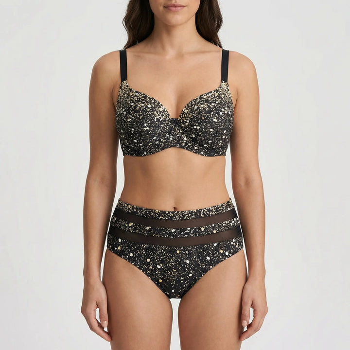 Tropivelle - High-Waist Tropical Leaf Print Bikini