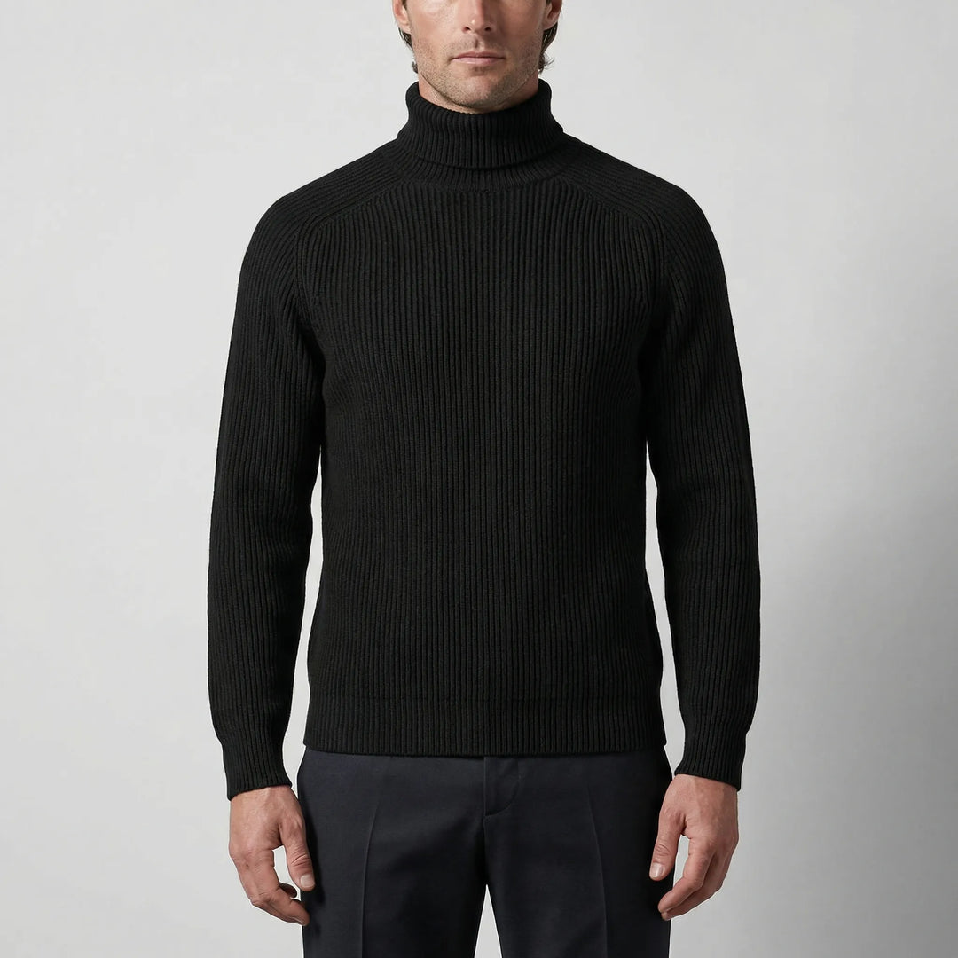 Turtwick - Classic Turtleneck Fine Knit Sweater