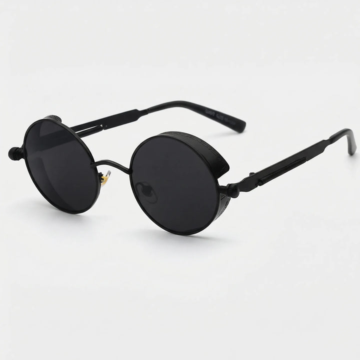 Vaultex - Round Lens Punk Style Sunglasses