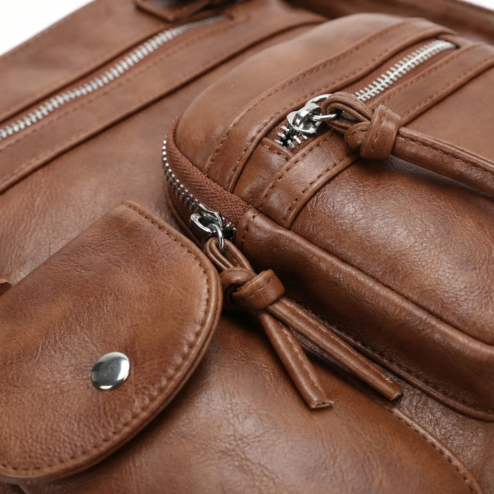 Velbora - Multi-Pocket Crossbody Shoulder Bag
