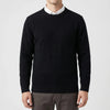 Avslappnad Passform Crew Neck Sweater för Män