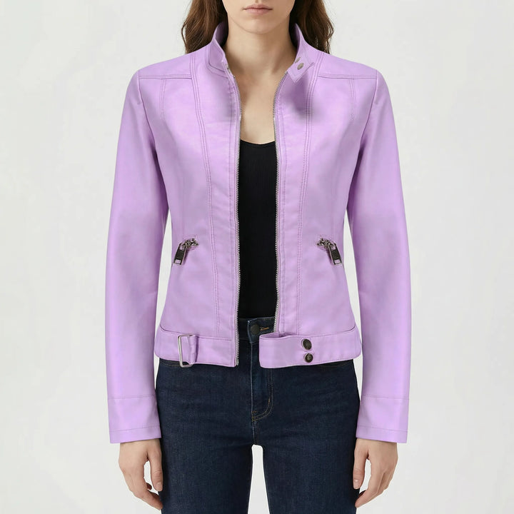 Velourex - Structured Moto-Style Women's Jacket