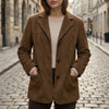 Oversized Breda Krage Trench Coat