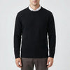Klassisk Crew Neck Herrtröja