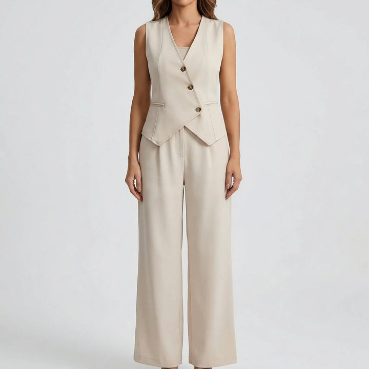 Vestara - Tailored Vest And Trouser Set