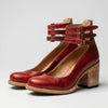Vintage-inspirerad Chunky Hæl Pump