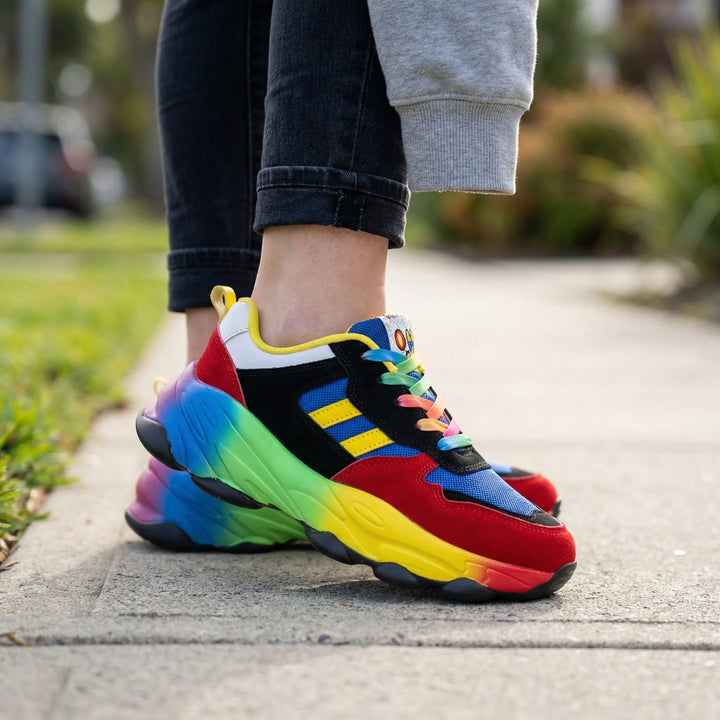 Vividrix - Bold Multicolor Chunky Sneaker