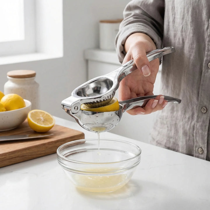 Zestivo - Handheld Citrus Squeezer With Built-In Strainer